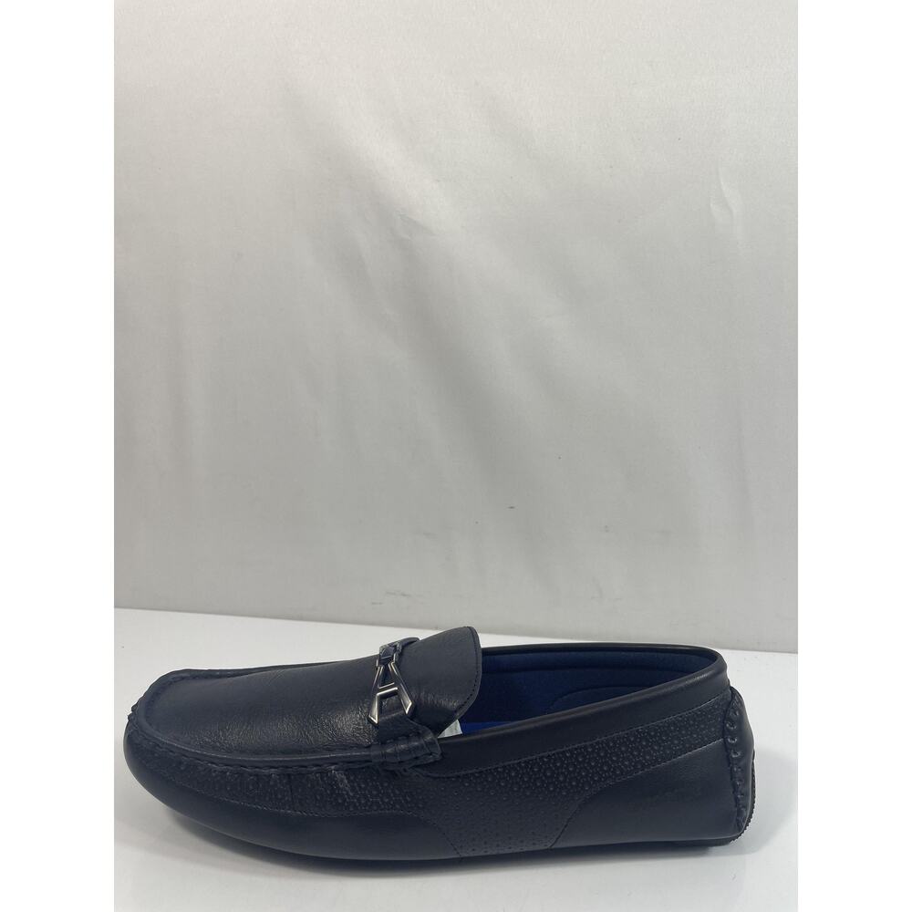 Akademiks TABOR-02 Shoes Mens Size 9.5 Navy Driving Loafers Slip On New Box